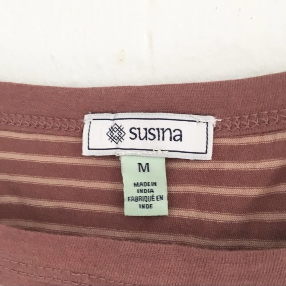 NWT Susina Pinstripe T-Shirt - Picture 3 of 6